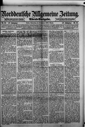 Norddeutsche allgemeine Zeitung vom 12.01.1888