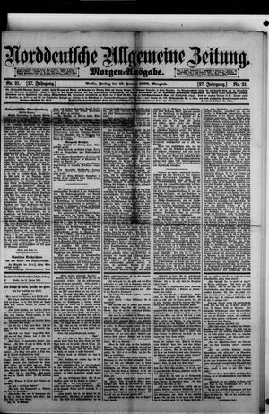 Norddeutsche allgemeine Zeitung vom 13.01.1888