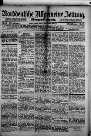 Norddeutsche allgemeine Zeitung vom 17.01.1888