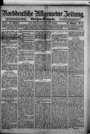 Norddeutsche allgemeine Zeitung vom 25.01.1888