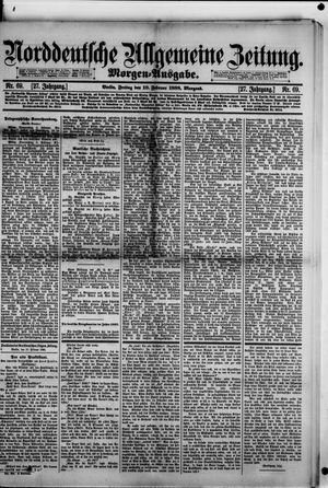 Norddeutsche allgemeine Zeitung vom 10.02.1888