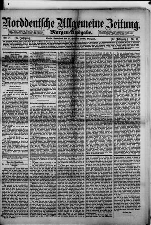 Norddeutsche allgemeine Zeitung on Feb 11, 1888