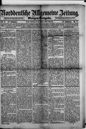 Norddeutsche allgemeine Zeitung vom 14.02.1888