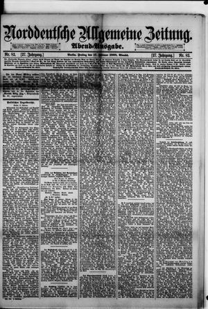 Norddeutsche allgemeine Zeitung vom 17.02.1888