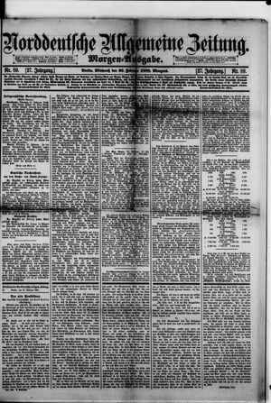 Norddeutsche allgemeine Zeitung vom 22.02.1888