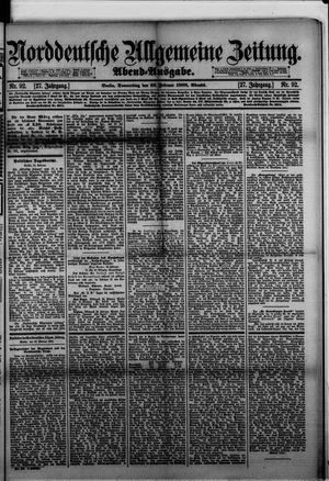 Norddeutsche allgemeine Zeitung vom 23.02.1888
