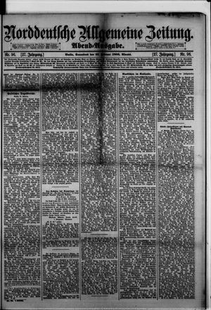 Norddeutsche allgemeine Zeitung on Feb 25, 1888