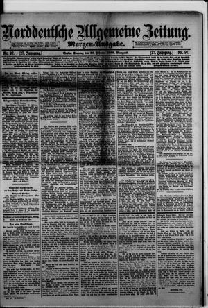 Norddeutsche allgemeine Zeitung vom 26.02.1888
