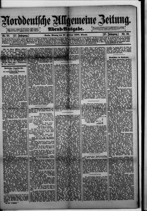 Norddeutsche allgemeine Zeitung vom 27.02.1888