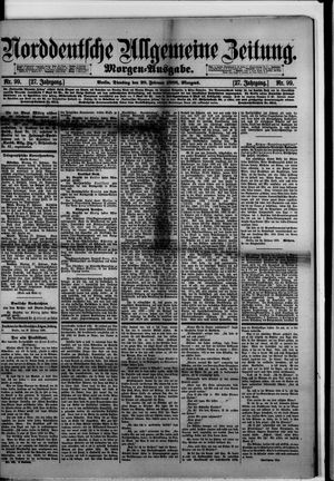 Norddeutsche allgemeine Zeitung vom 28.02.1888