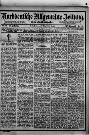 Norddeutsche allgemeine Zeitung vom 09.03.1888