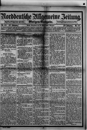 Norddeutsche allgemeine Zeitung vom 10.03.1888