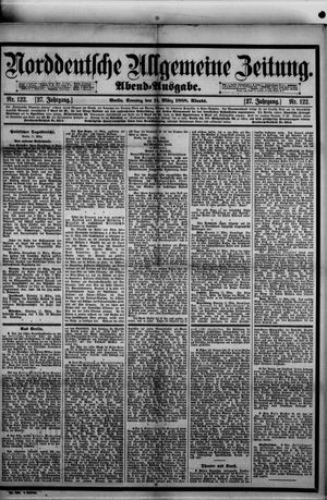 Norddeutsche allgemeine Zeitung vom 11.03.1888