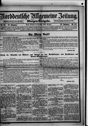 Norddeutsche allgemeine Zeitung vom 13.03.1888