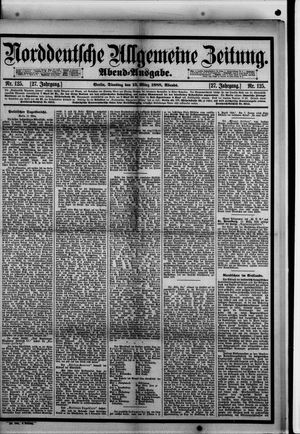 Norddeutsche allgemeine Zeitung vom 13.03.1888