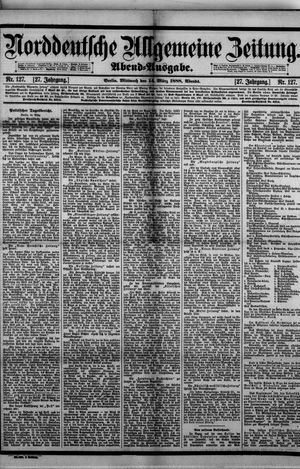 Norddeutsche allgemeine Zeitung vom 14.03.1888