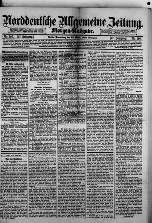 Norddeutsche allgemeine Zeitung vom 22.03.1888