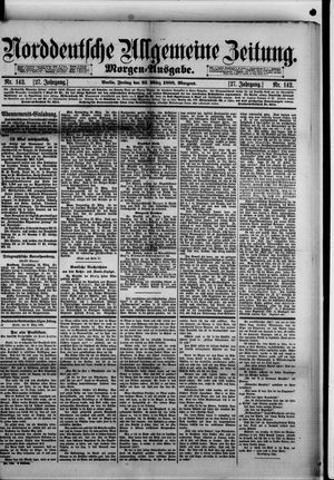 Norddeutsche allgemeine Zeitung vom 23.03.1888