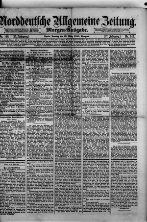 Norddeutsche allgemeine Zeitung vom 25.03.1888