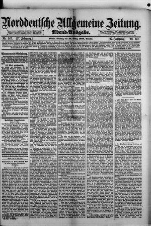 Norddeutsche allgemeine Zeitung vom 26.03.1888