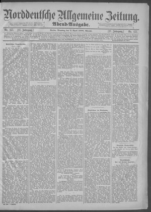 Norddeutsche allgemeine Zeitung vom 03.04.1888