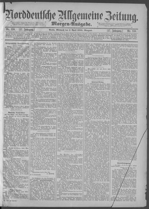 Norddeutsche allgemeine Zeitung on Apr 4, 1888