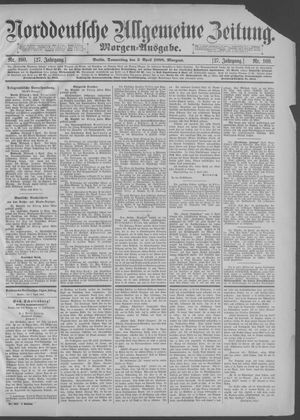 Norddeutsche allgemeine Zeitung vom 05.04.1888