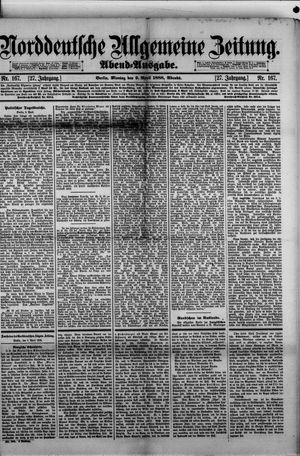Norddeutsche allgemeine Zeitung vom 09.04.1888