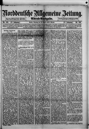 Norddeutsche allgemeine Zeitung on Apr 10, 1888