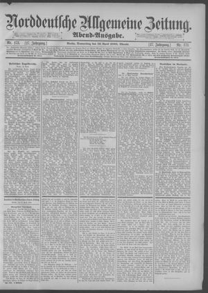 Norddeutsche allgemeine Zeitung vom 12.04.1888
