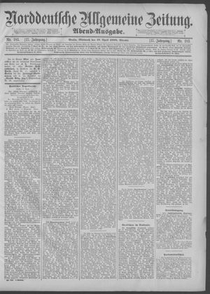 Norddeutsche allgemeine Zeitung vom 18.04.1888