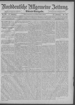 Norddeutsche allgemeine Zeitung vom 21.04.1888