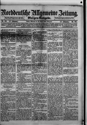 Norddeutsche allgemeine Zeitung vom 25.04.1888