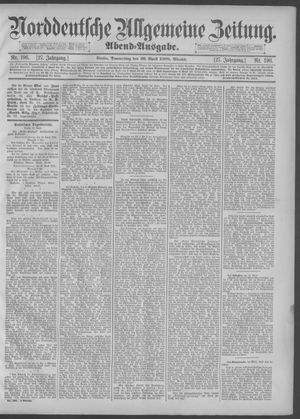 Norddeutsche allgemeine Zeitung vom 26.04.1888
