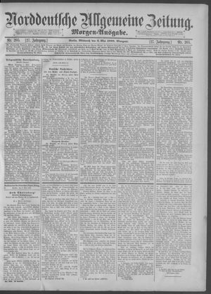 Norddeutsche allgemeine Zeitung vom 02.05.1888