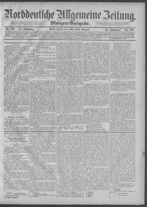 Norddeutsche allgemeine Zeitung vom 04.05.1888