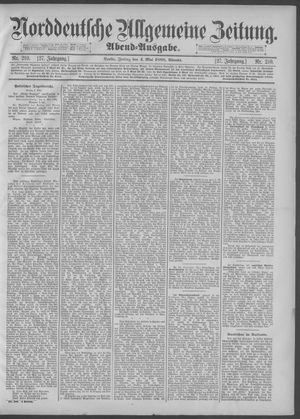 Norddeutsche allgemeine Zeitung vom 04.05.1888