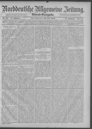 Norddeutsche allgemeine Zeitung vom 07.05.1888