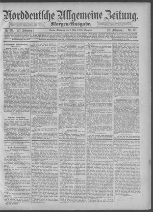 Norddeutsche allgemeine Zeitung vom 09.05.1888