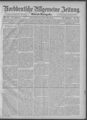 Norddeutsche allgemeine Zeitung vom 09.05.1888