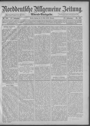 Norddeutsche allgemeine Zeitung vom 11.05.1888