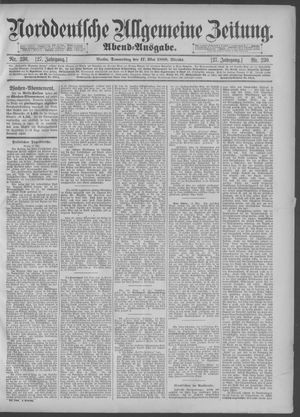 Norddeutsche allgemeine Zeitung on May 17, 1888