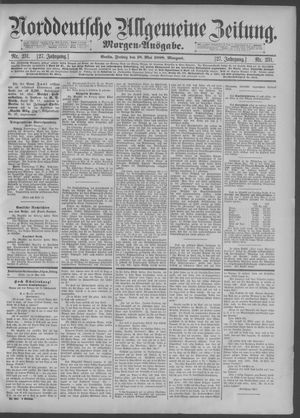 Norddeutsche allgemeine Zeitung vom 18.05.1888