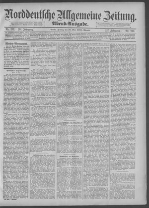 Norddeutsche allgemeine Zeitung vom 18.05.1888