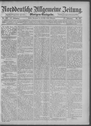 Norddeutsche allgemeine Zeitung vom 19.05.1888