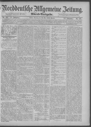 Norddeutsche allgemeine Zeitung on May 22, 1888