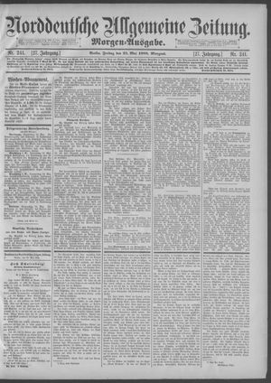 Norddeutsche allgemeine Zeitung vom 25.05.1888