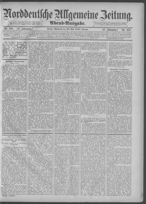 Norddeutsche allgemeine Zeitung vom 30.05.1888