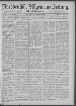 Norddeutsche allgemeine Zeitung vom 01.06.1888