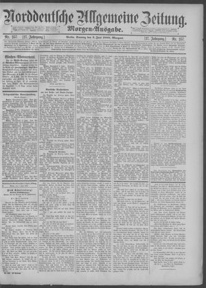Norddeutsche allgemeine Zeitung on Jun 3, 1888